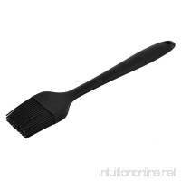 uxcell Silicone Heat Resistant Grilling Barbecue Oil Basting Pastry Brush Black - B01JM0B1J2